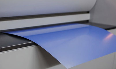 What are the three types of printing plates?